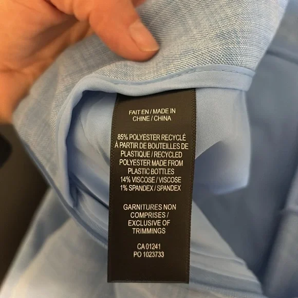 Simons Blue Boot Cut Flare Pants - Picture 9 of 10